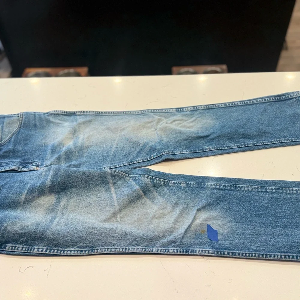 WRANGLER MWZ Slim Fit VINTAGE  Style Jean 35x32 rare wash‎ Denim